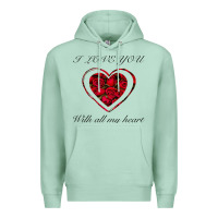 Seafoam I love you with all my heart Premium Hoodie - Bettercallsaul