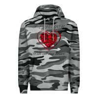 Slate Camo I love you with all my heart Premium Hoodie - Bettercallsaul
