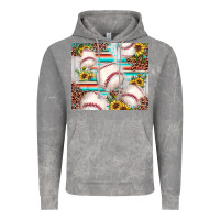 Cloud Rock baseball leopard sunflower Vintage Hoodie - JahusDesignShop