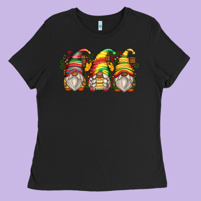 Juneteenth Gnomes Ladies Tee Designed By Zillion Design Studio