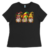 Black juneteenth gnomes Ladies Tee - Zillion Design Studio