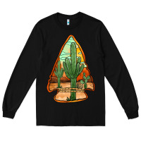 Black desert cactus arrowhead Long Sleeve Tee - Jasminsmagicworld