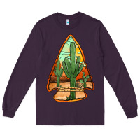Plum desert cactus arrowhead Long Sleeve Tee - Jasminsmagicworld