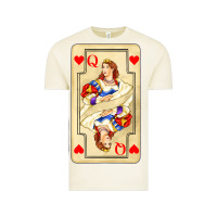 Vintage Arctic love playing cards queen Vintage Tee - AdoDesignShop