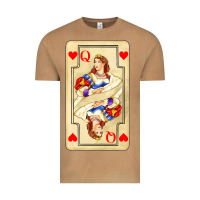 Vintage Camel love playing cards queen Vintage Tee - AdoDesignShop