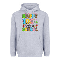 Heather Grey happy 100 th days of school Heavyweight Hoodie - Artiststas