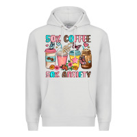 Dove Grey half teacher half coffee Premium Hoodie - JahusDesignShop