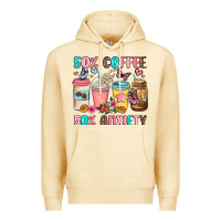 Pina Colada half teacher half coffee Premium Hoodie - JahusDesignShop