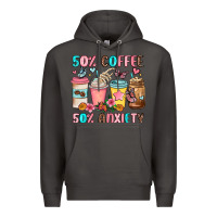 Smoke half teacher half coffee Premium Hoodie - JahusDesignShop