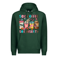 Sports Green half teacher half coffee Premium Hoodie - JahusDesignShop
