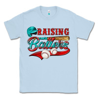 Dusty Blue raising ballers Classic Tee - NancyCooperArtShop