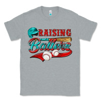 Heather Grey raising ballers Classic Tee - NancyCooperArtShop