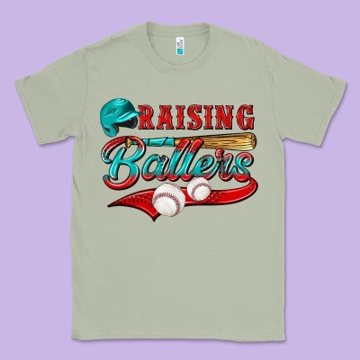 Raising Ballers Classic Tee Designed By Nancycooperartshop
