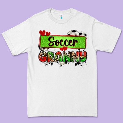 Soccer Granny With Leopard Premium Tee Designed By Zillion Design Studio