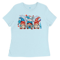 Baby Blue american nurse gnomes Ladies Tee - Zillion Design Studio