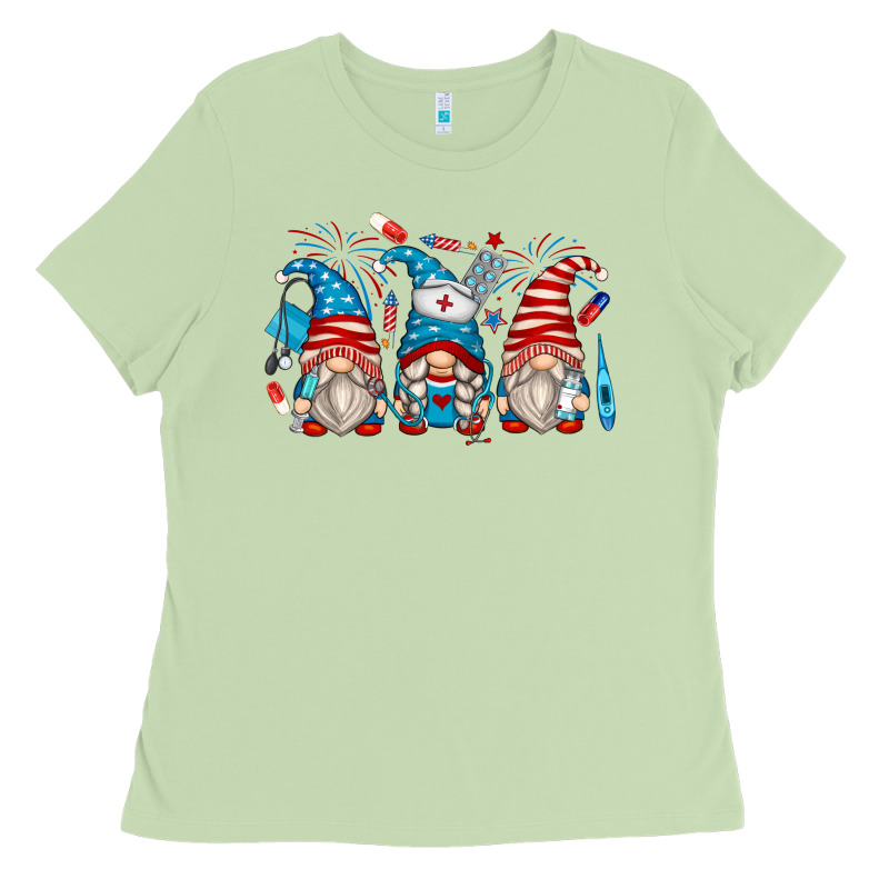 American Nurse Gnomes Ladies Tee by Zillion Design Studio | Teevron
