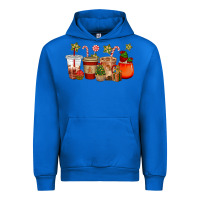 Cobalt christmas cup cakes coffee cups Urban Hoodie - CowGirlArtShop