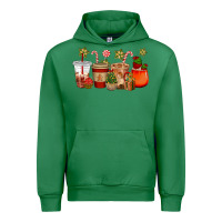 Emerald christmas cup cakes coffee cups Urban Hoodie - CowGirlArtShop