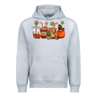 Heather Grey christmas cup cakes coffee cups Urban Hoodie - CowGirlArtShop
