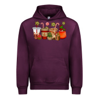 Mauve Wine christmas cup cakes coffee cups Urban Hoodie - CowGirlArtShop