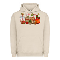 Pigment French Oak christmas cup cakes coffee cups Urban Hoodie - CowGirlArtShop