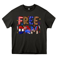 Asphalt fourth of july freedom Heavy Core Tee - texasbilliewilder