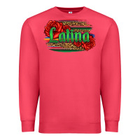 Cardinal latina with serape and roses Premium Sweatshirt - Jasminsmagicworld