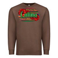 Chestnut latina with serape and roses Premium Sweatshirt - Jasminsmagicworld