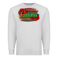 Dove Grey latina with serape and roses Premium Sweatshirt - Jasminsmagicworld