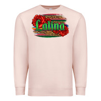 Pale Pink latina with serape and roses Premium Sweatshirt - Jasminsmagicworld