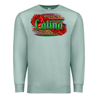 Seafoam latina with serape and roses Premium Sweatshirt - Jasminsmagicworld