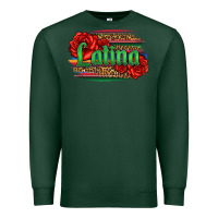Sports Green latina with serape and roses Premium Sweatshirt - Jasminsmagicworld