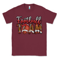 Burgundy football team Classic Tee - CowhideDigitalArt
