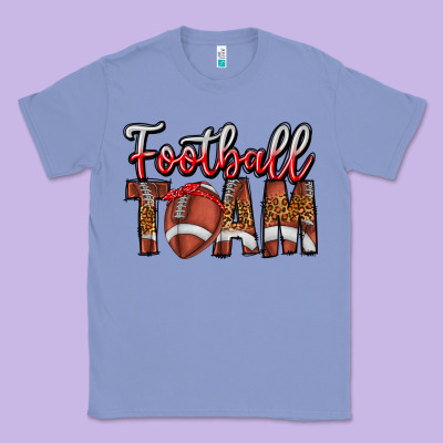 Football Team Classic Tee Designed By Cowhidedigitalart