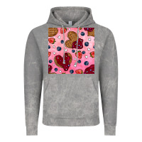 Cloud Rock valentines day waffles seamless pattern Vintage Hoodie - BundleAndBundleShop