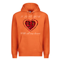 Carrot I love you with all my heart Premium Hoodie - Bettercallsaul