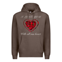 Coffee I love you with all my heart Premium Hoodie - Bettercallsaul