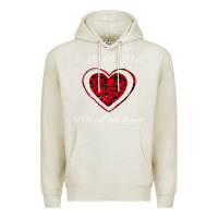 Oatmeal Heather I love you with all my heart Premium Hoodie - Bettercallsaul