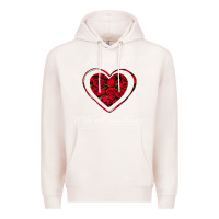 Pale Pink I love you with all my heart Premium Hoodie - Bettercallsaul