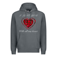 Rock I love you with all my heart Premium Hoodie - Bettercallsaul