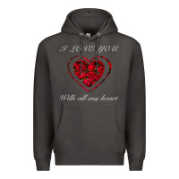 Smoke I love you with all my heart Premium Hoodie - Bettercallsaul