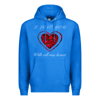 True Royal I love you with all my heart Premium Hoodie - Bettercallsaul