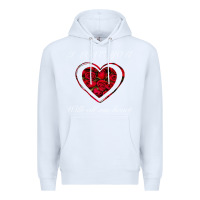 White I love you with all my heart Premium Hoodie - Bettercallsaul