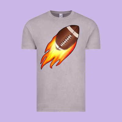 American Football Vintage Tee Designed By Jahusdesignshop