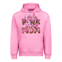 Fuchsia Pink i wear pink for my mom Urban Hoodie - CowGirlArtShop