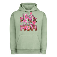 Pigment Oil Green i wear pink for my mom Urban Hoodie - CowGirlArtShop