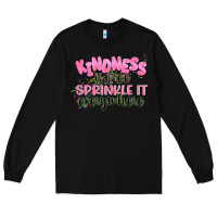 Black kindness is free sprinkle it everywhere Long Sleeve Tee - JahusDesignShop