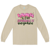 Mushroom kindness is free sprinkle it everywhere Long Sleeve Tee - JahusDesignShop