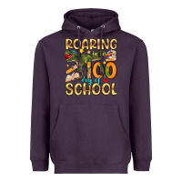 Plum roaring in to 100 day of school Heavyweight Hoodie - Artiststas