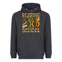 Smoke roaring in to 100 day of school Heavyweight Hoodie - Artiststas